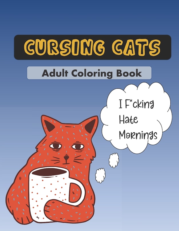 Front cover_Cursing Cats Coloring Book