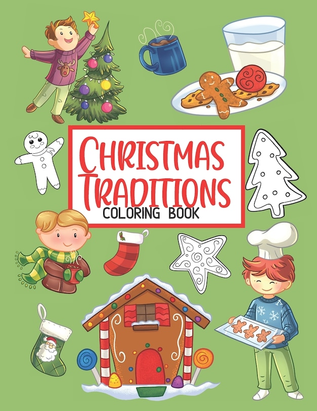 Couverture_Christmas Traditions Coloring Book