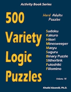 Front cover_500 Variety Logic Puzzles