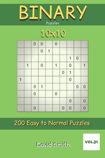 Couverture_Binary Puzzles - 200 Easy to Normal Puzzles 10x10 vol.31