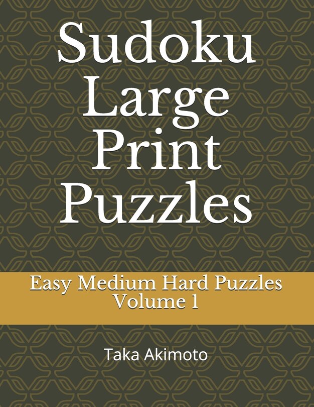 Front cover_Sudoku Large Print Puzzles