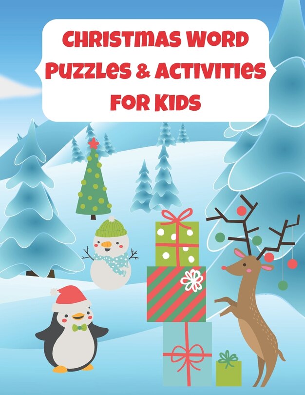 Couverture_Christmas Word Puzzles & Activities for Kids