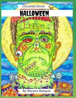 Front cover_Halloween coloring book