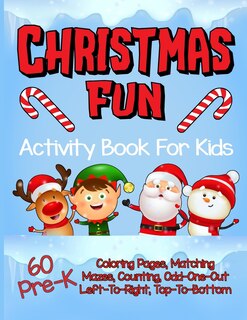 Couverture_Christmas Fun Activity Book for Kids Pre-K