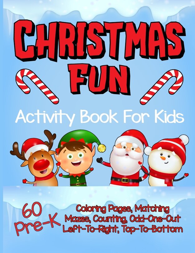 Couverture_Christmas Fun Activity Book for Kids Pre-K