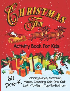 Front cover_Christmas Fun Activity Book for Kids Pre-K