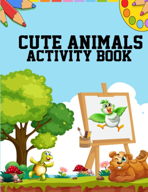 Couverture_Cute Animals Activity Book