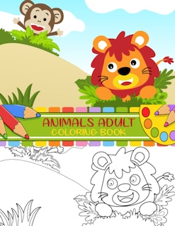 Couverture_Animals Adult Coloring Book