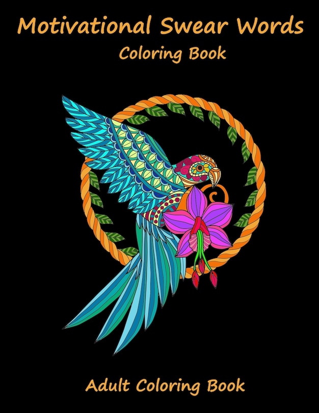 Front cover_Motivational Swear words coloring book