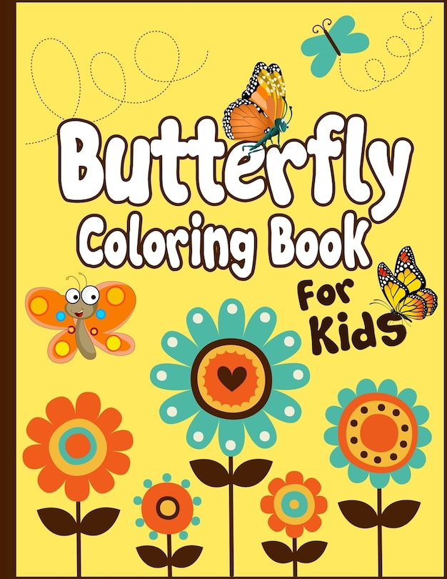Front cover_Butterfly Coloring Book for Kids
