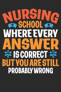 Front cover_Nursing school where every answer is correct but you are still probably wrong