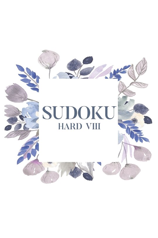 Front cover_Sudoku Hard VIII