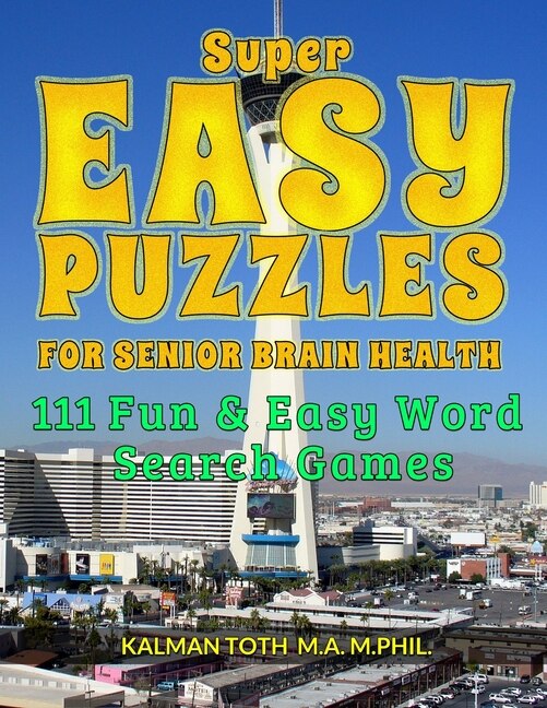 Front cover_Super Easy Puzzles for Senior Brain Health