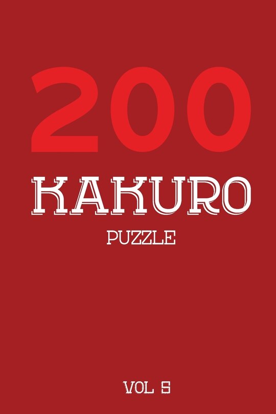 Couverture_200 Kakuro Puzzle Vol 5