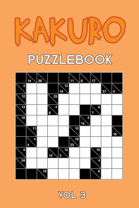 Front cover_Kakuro Puzzlebook Vol 3