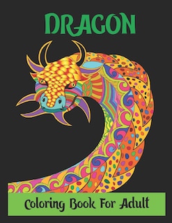 Couverture_Dragon Coloring Book for Adult