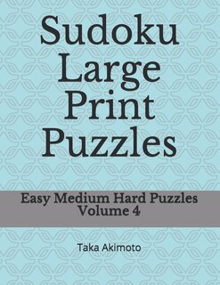 Couverture_Sudoku Large Print Puzzles