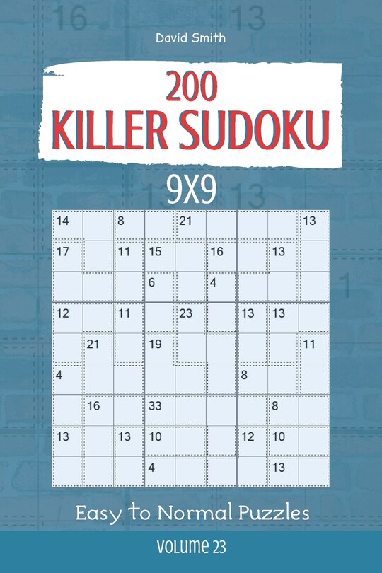 Couverture_Killer Sudoku - 200 Easy to Normal Puzzles 9x9 vol.23