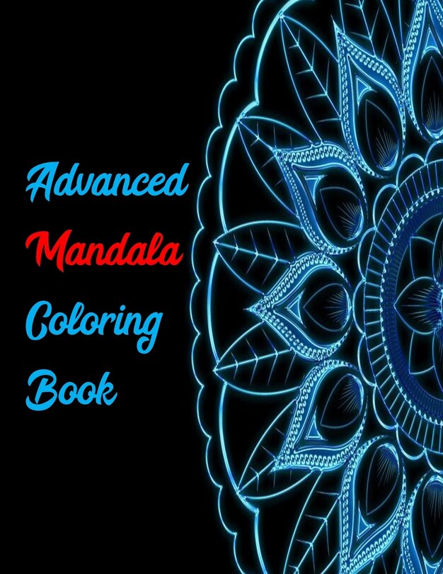 Front cover_Advanced Mandala Coloring Book