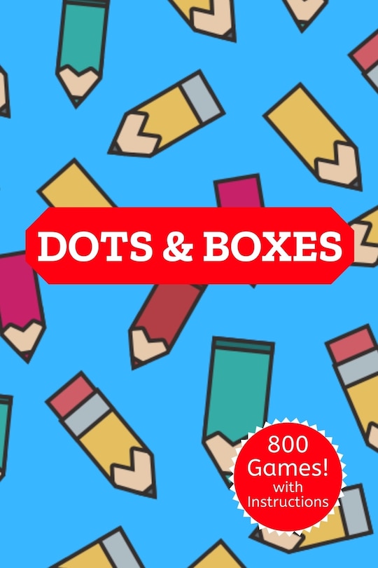 Dots & Boxes: A Classic Strategy Game Activity Book - Large and Small Playing Squares - For Kids and Adults - Novelty Themed Gifts - Travel Size