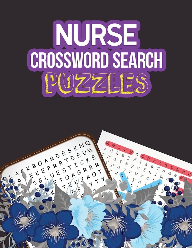 Front cover_Nurse Crossword Search Puzzles
