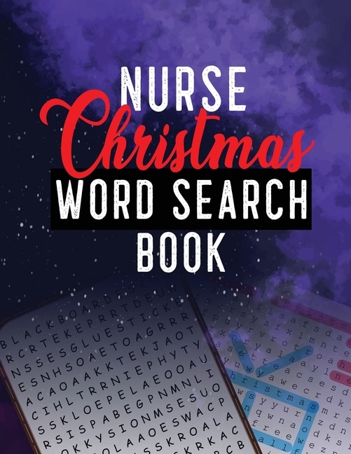 Front cover_Nurse Christmas Word Search Book