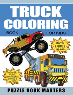 Couverture_Truck Coloring Book For Kids
