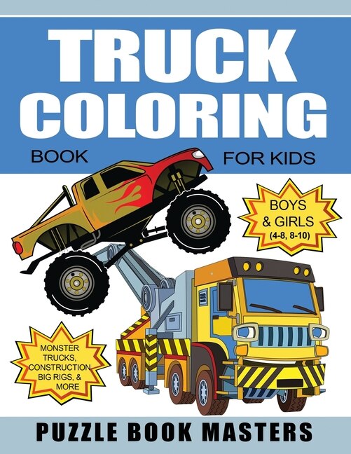 Couverture_Truck Coloring Book For Kids