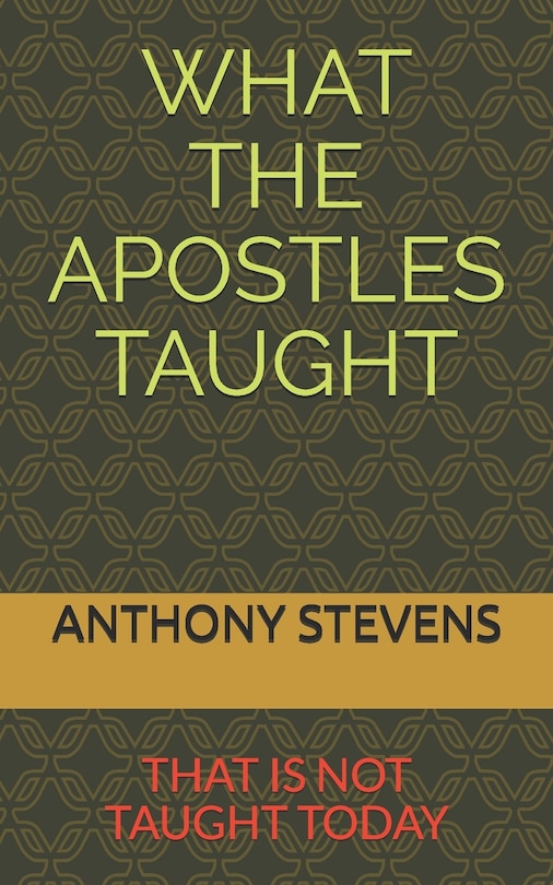 Couverture_What the Apostles Taught