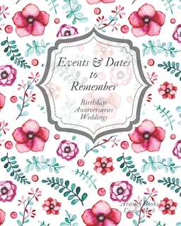 Front cover_Events and Dates to Remember