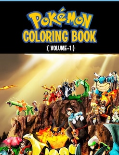 Pokemon Coloring Book: Fun Coloring Pages Featuring Your Favorite Pokemon and Battle Scenes (Unofficial), 50 Pages, Size - 8.5 x 11