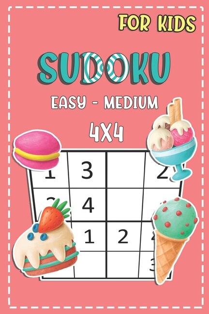 Front cover_Sudoku For Kids Easy - Medium 4x4