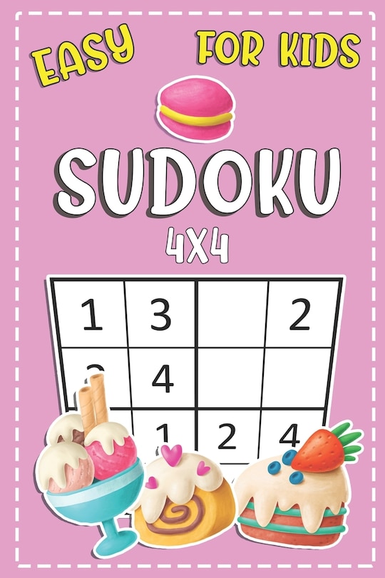 Front cover_Easy Sudoku For Kids 4x4