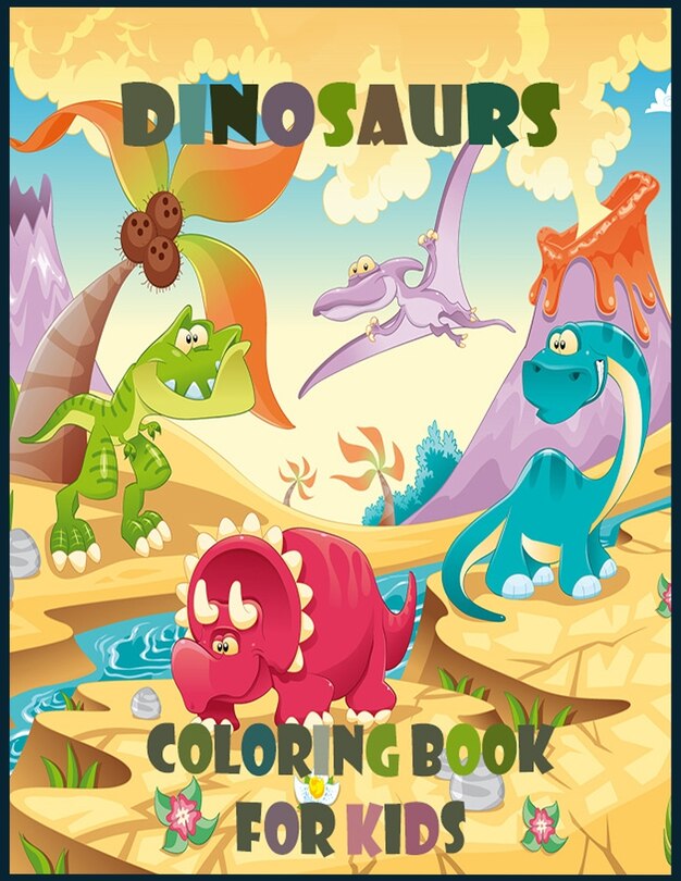 Front cover_Dinosaur Coloring Book for Kids
