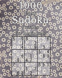 Couverture_1000 Easy Sudoku Puzzles for Beginners