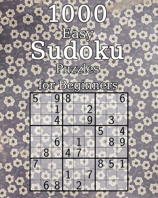 Couverture_1000 Easy Sudoku Puzzles for Beginners