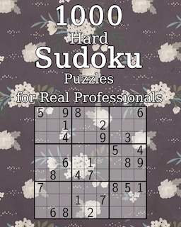 Couverture_1000 Hard Sudoku Puzzles for Real Professionals