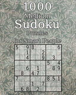Front cover_1000 Medium Sudoku Puzzles for Smart People