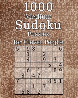 Couverture_1000 Medium Sudoku Puzzles for Clever People
