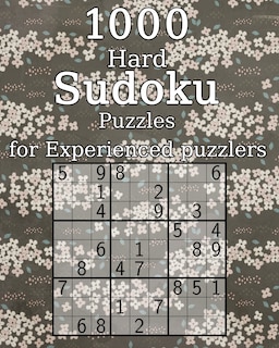 Couverture_1000 Hard Sudoku Puzzles for Experienced puzzlers