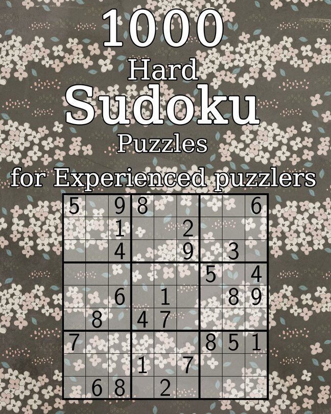 Couverture_1000 Hard Sudoku Puzzles for Experienced puzzlers