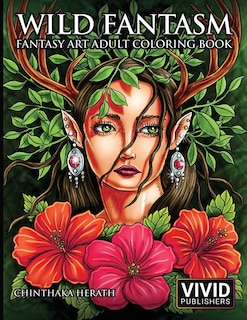 Front cover_Wild Fantasm - Fantasy Art Adult Coloring Book