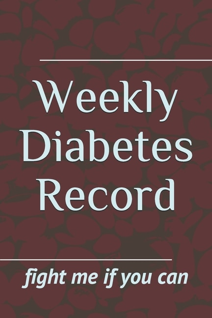 Front cover_Weekly Diabetes Record