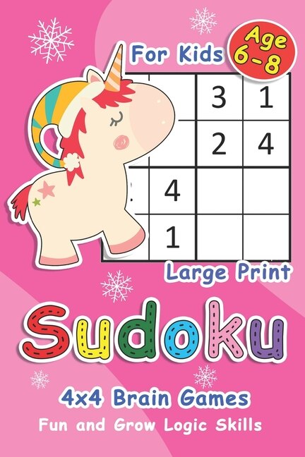 Front cover_Sudoku For Kids 6-8