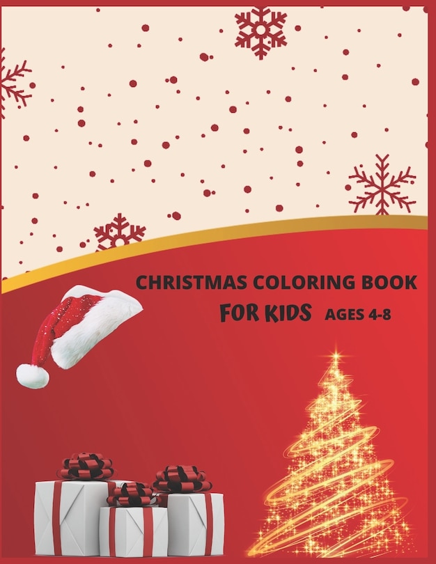 Couverture_Christmas Coloring Book For Kids Ages 4-8