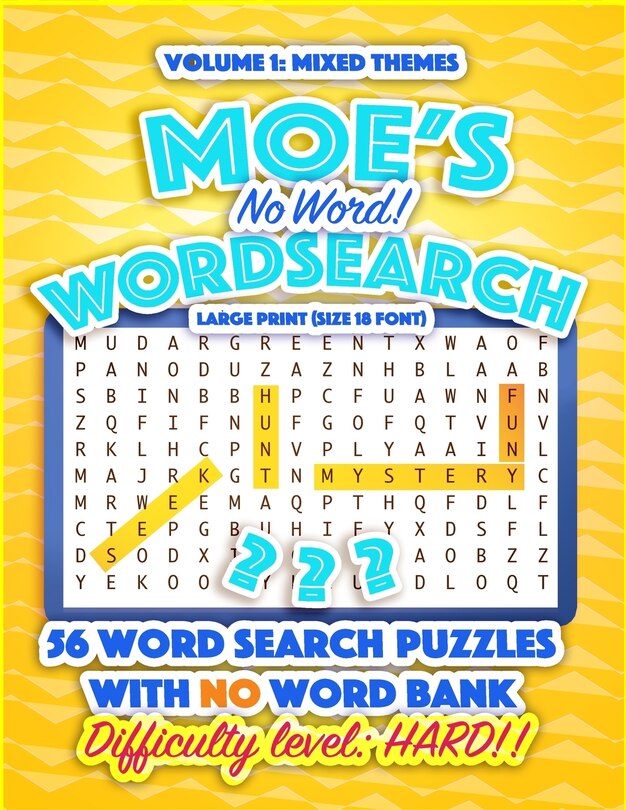 Front cover_Moe's No Word! Wordsearch Vol. 1