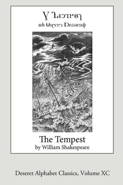 Front cover_The Tempest (Deseret Alphabet edition)