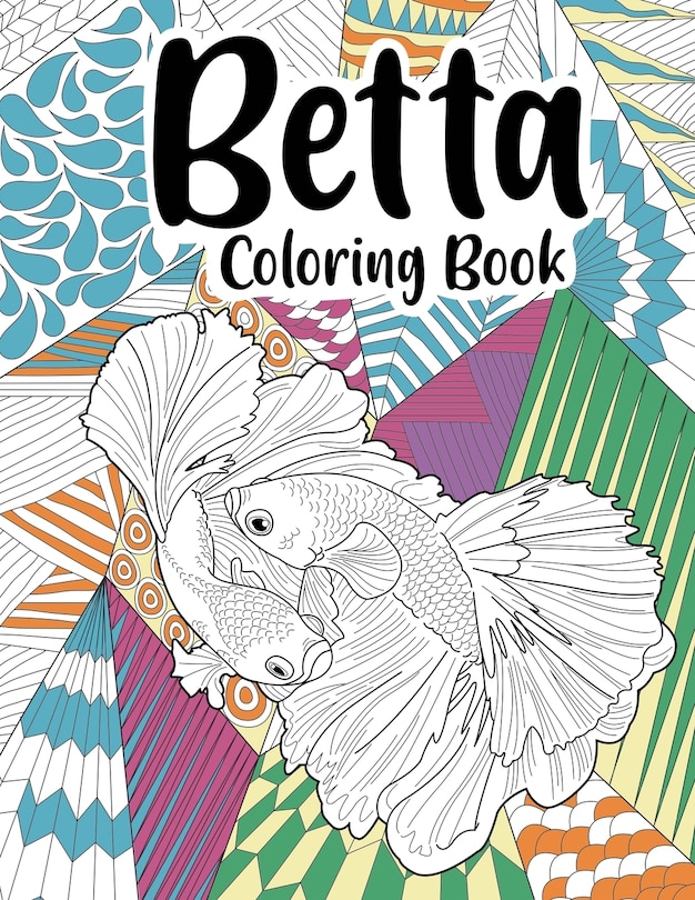 Couverture_Betta Coloring Book (Fish Coloring Book)