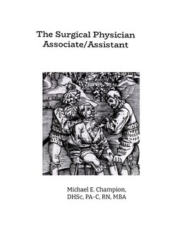 Front cover_The Surgical Physician Assistant