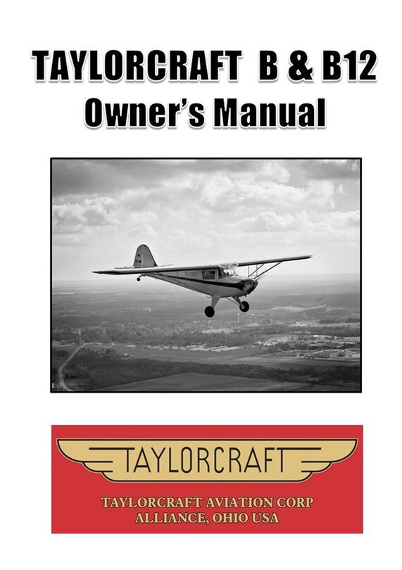 Front cover_Taylorcraft B & B12 Owner's Manual